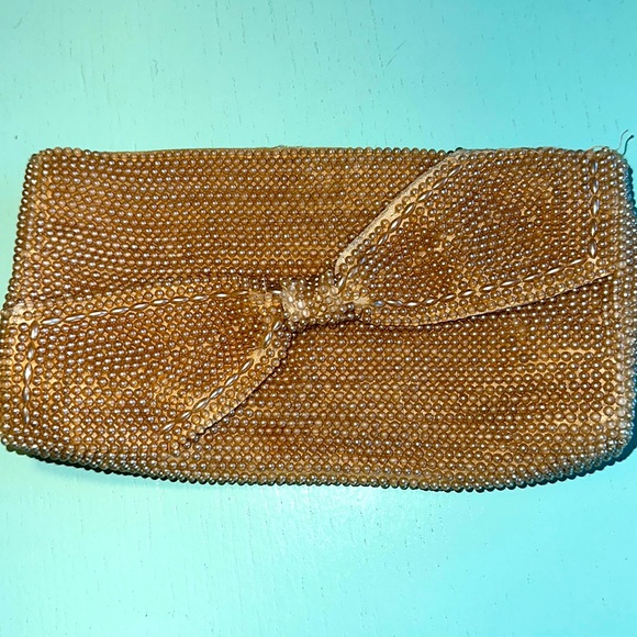 Stunning vintage beaded clutch purse made in Japan 1950 - Picture 1 of 6
